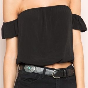 Off the Shoulder Brandy Melville Top